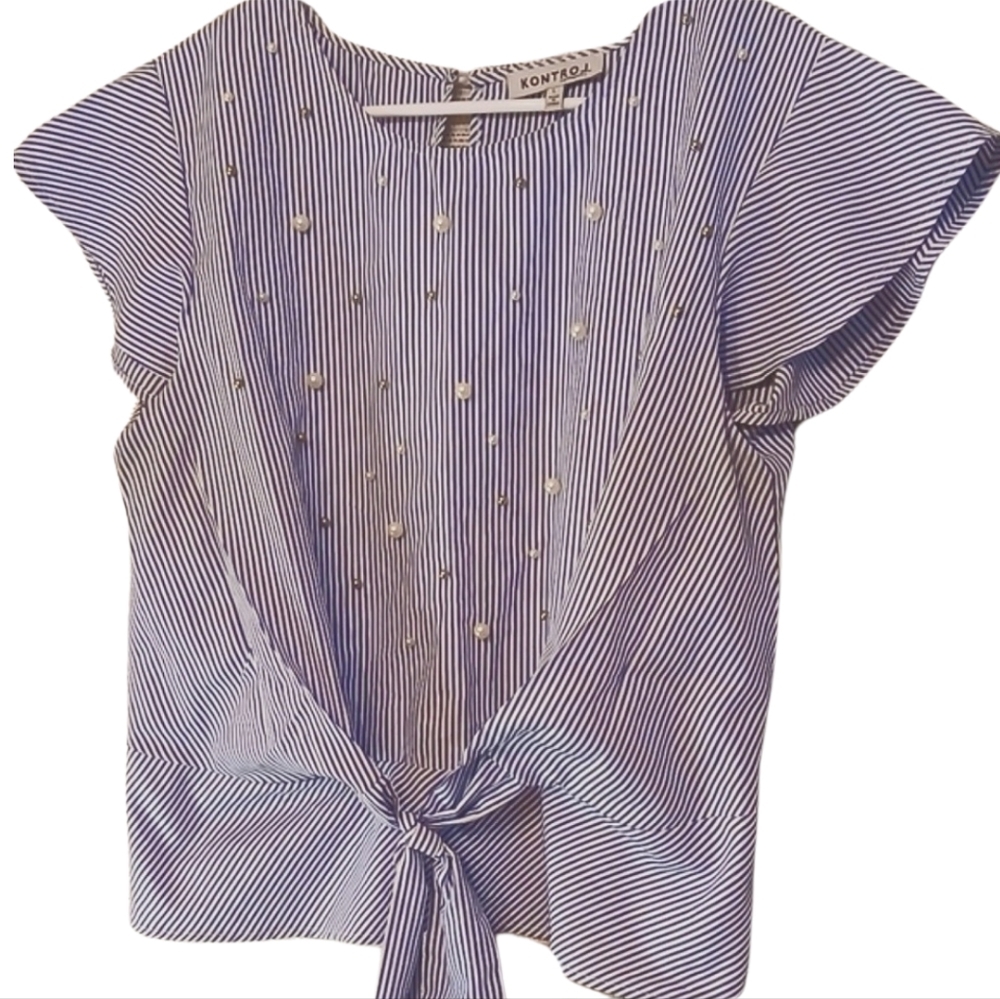 LARGE: KONTROL Pearl Blouse​